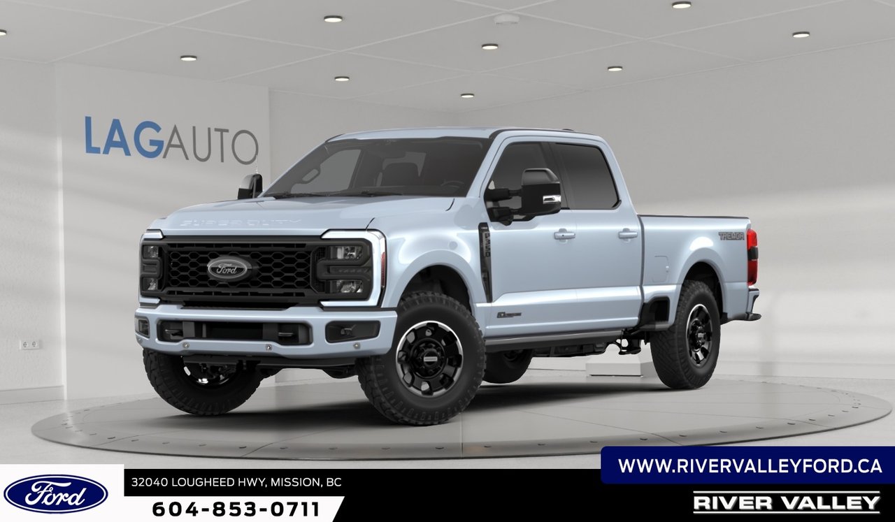 Gray (Glacier Grey Metallic Tri-Coat) 2026 Ford F-350 Super Duty Pickup Truck Four-Wheel Drive Automatic