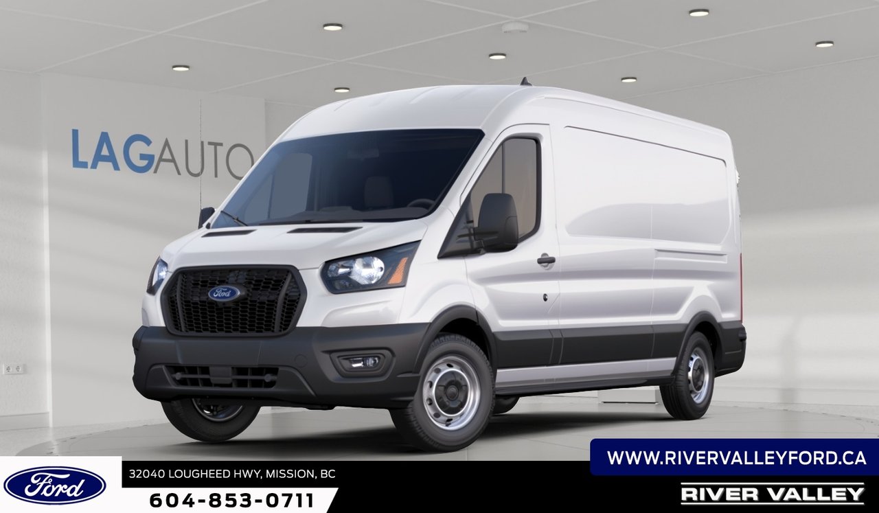 Oxford White 2024 Ford Transit Cargo Van Rear-Wheel Drive Automatic