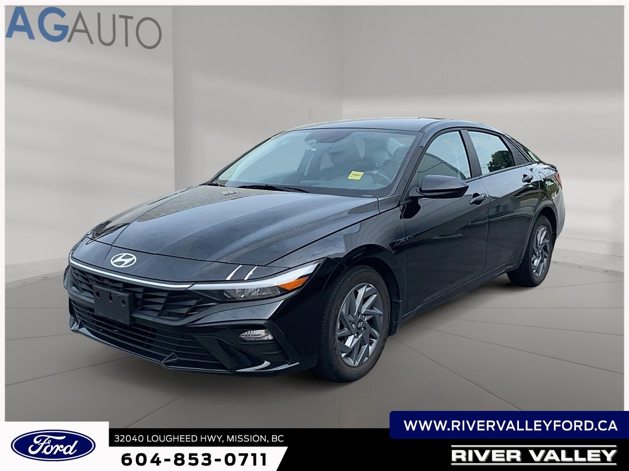 Abyss Black 2025 Hyundai Elantra Sedan