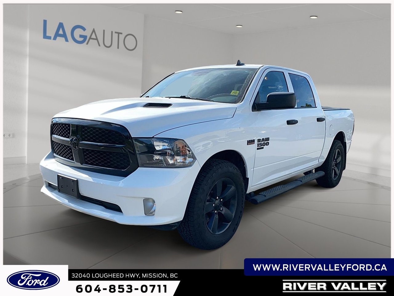 Bright White Clearcoat 2020 RAM 1500 Pickup Truck Automatic