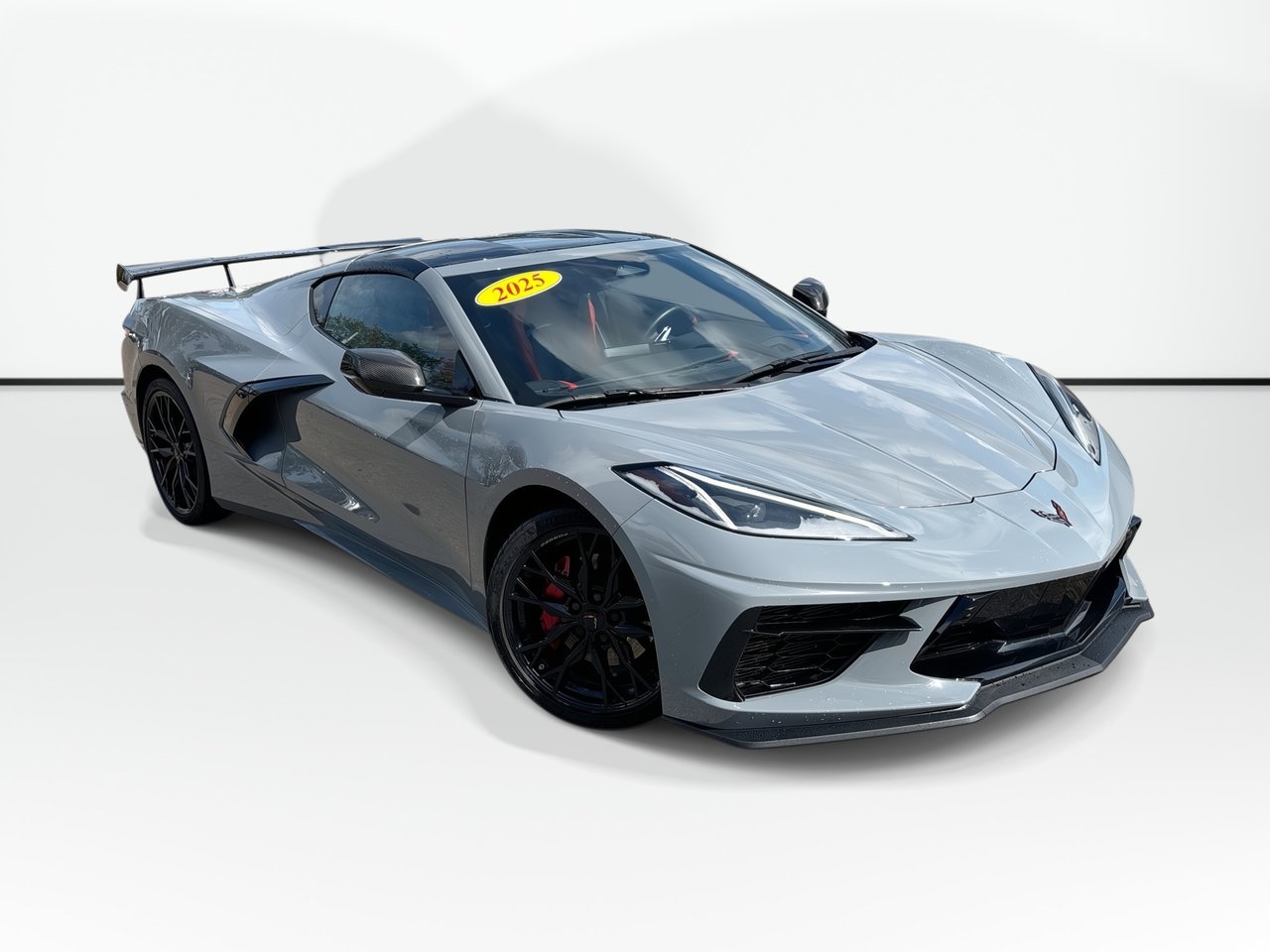 Gray (Sea Wolf Grey Tricoat) 2025 Chevrolet Corvette Coupe Rear-Wheel Drive Automatic