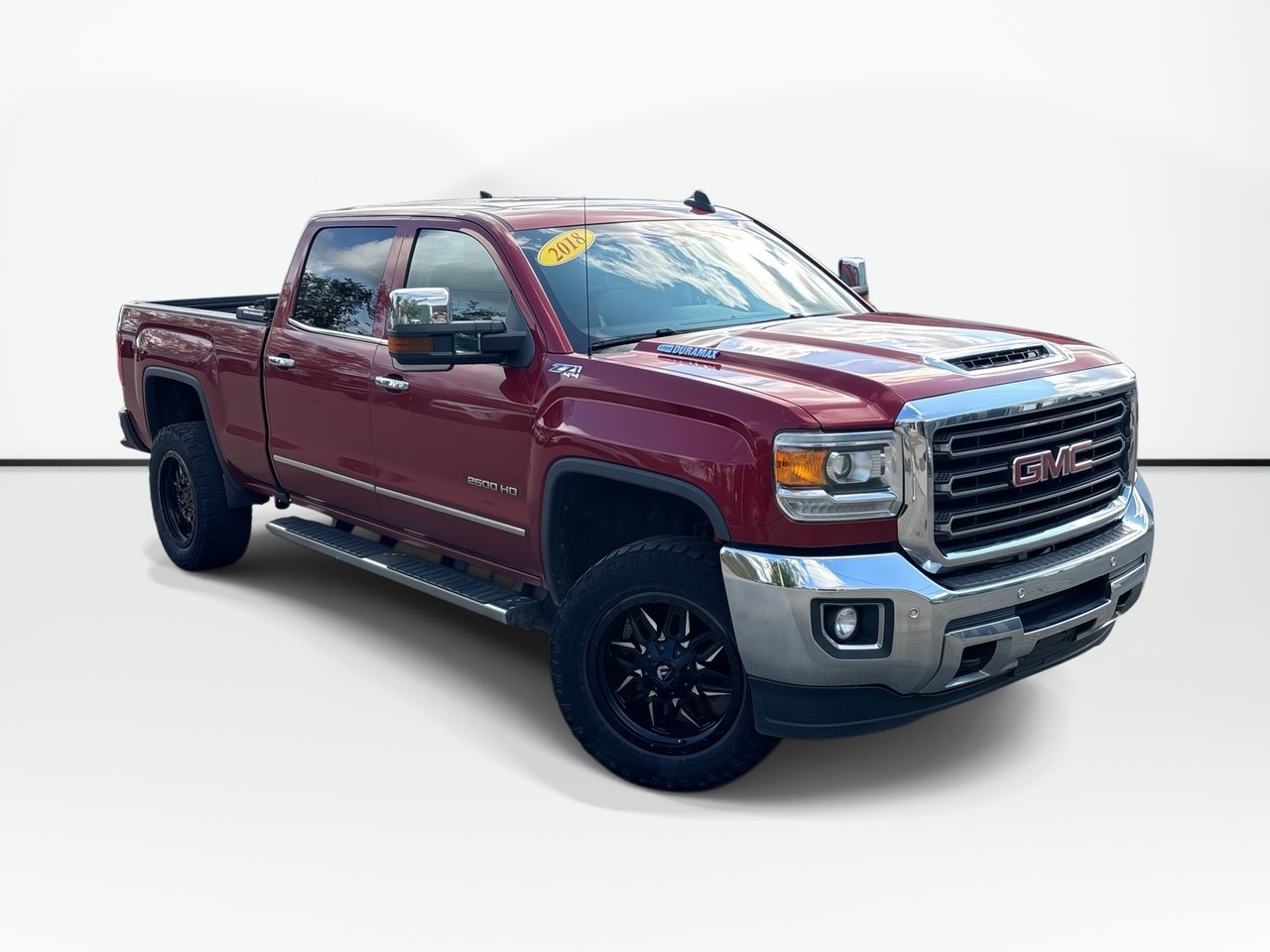 VOLCANIC RED TINTCOAT 2018 GMC Sierra 2500HD Pickup Truck Four-Wheel Drive 6-Speed Automatic
