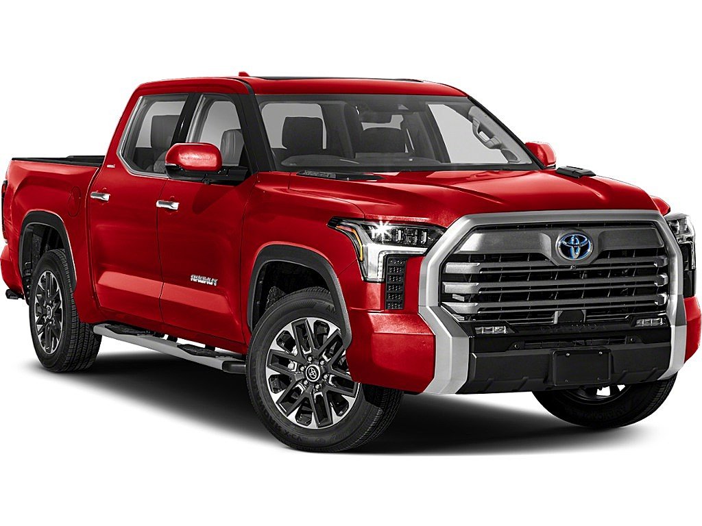 Super Sonic Red 2023 Toyota Tundra Hybrid Pickup Truck Four-Wheel Drive Automatic