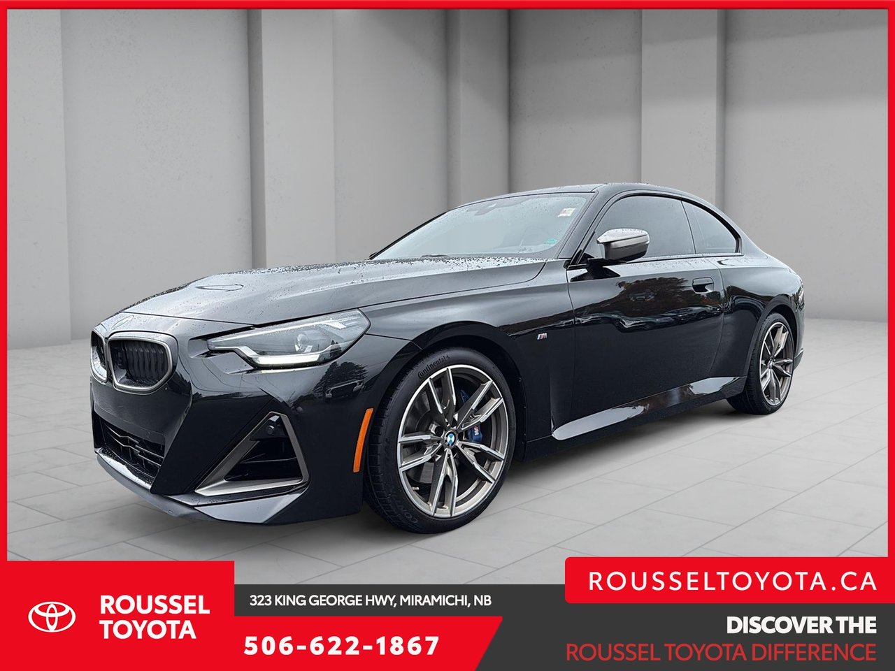 Black Sapphire Metallic 2022 BMW 2 Series Coupe All-Wheel Drive Automatic
