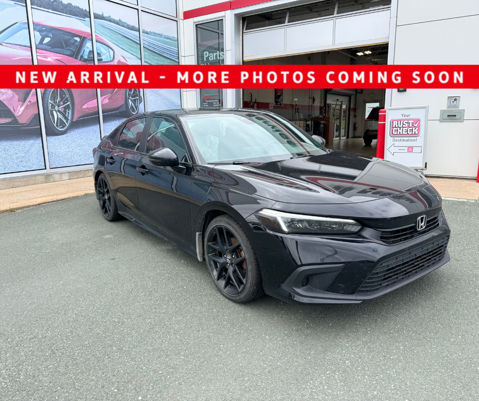 Crystal Black Pearl 2024 Honda Civic Sedan Front-Wheel Drive Continuously Variable Transmission