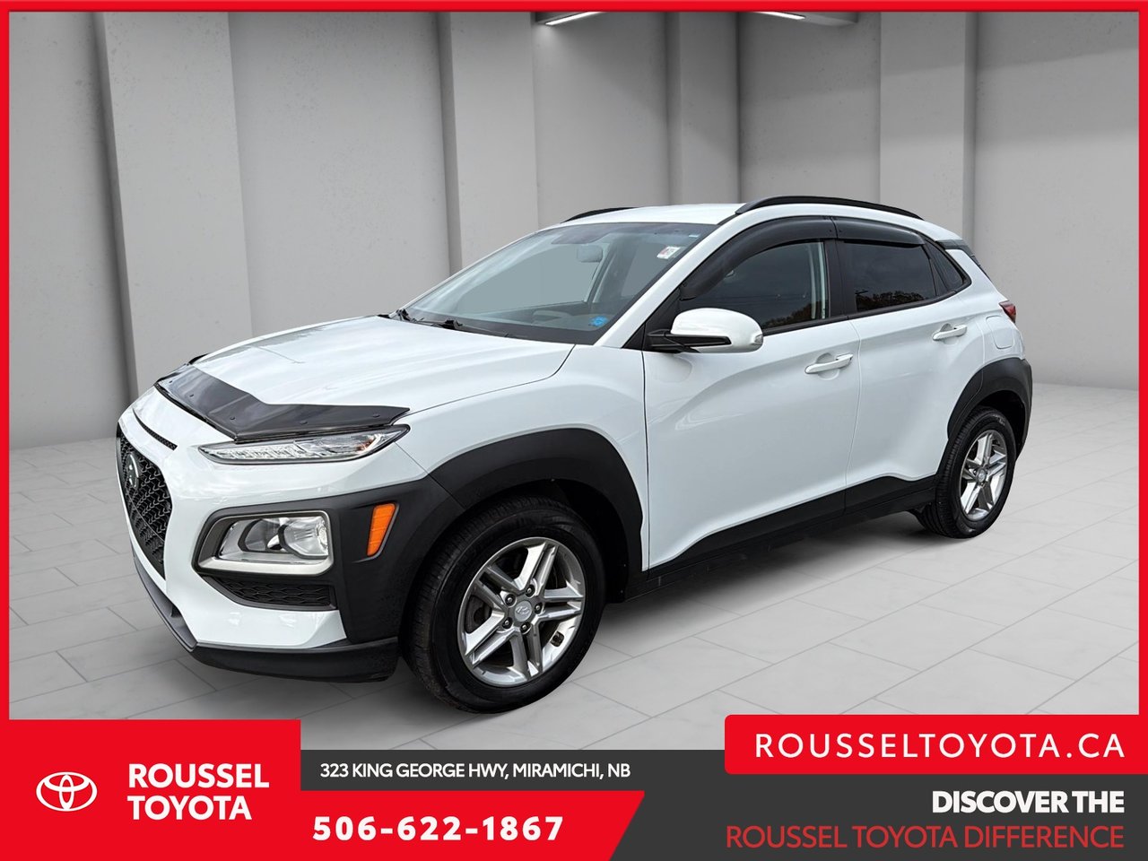 Chalk White 2021 Hyundai Kona SUV / Crossover Automatic