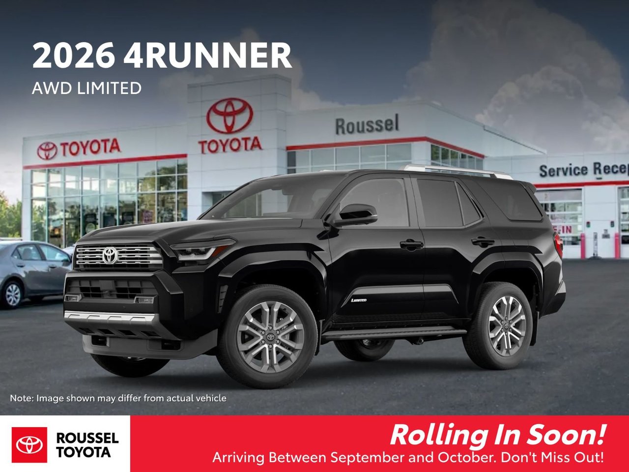 Black 2026 Toyota 4Runner SUV / Crossover All-Wheel Drive Automatic