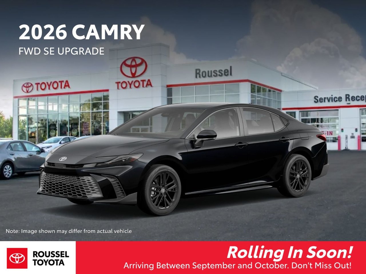 Midnight Black Metallic 2026 Toyota Camry Sedan Automatic