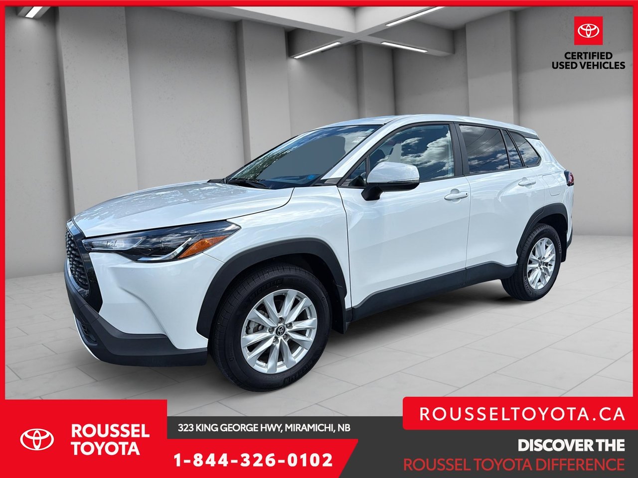 White (Wind Chill Pearl) 2024 Toyota Corolla Cross SUV / Crossover All-Wheel Drive 