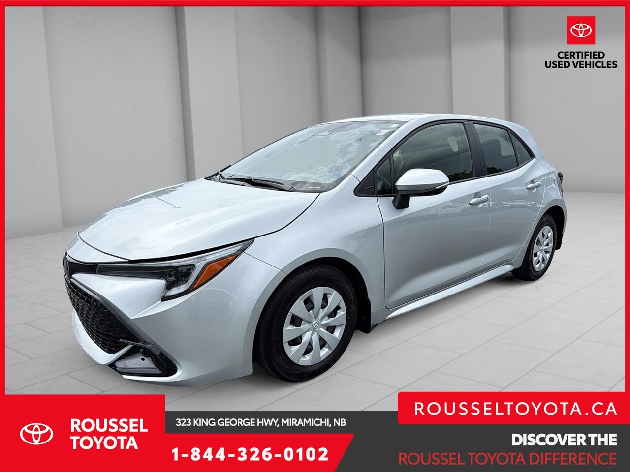 Classic Silver Metallic 2023 Toyota Corolla Hatchback   Continuously Variable Transmission