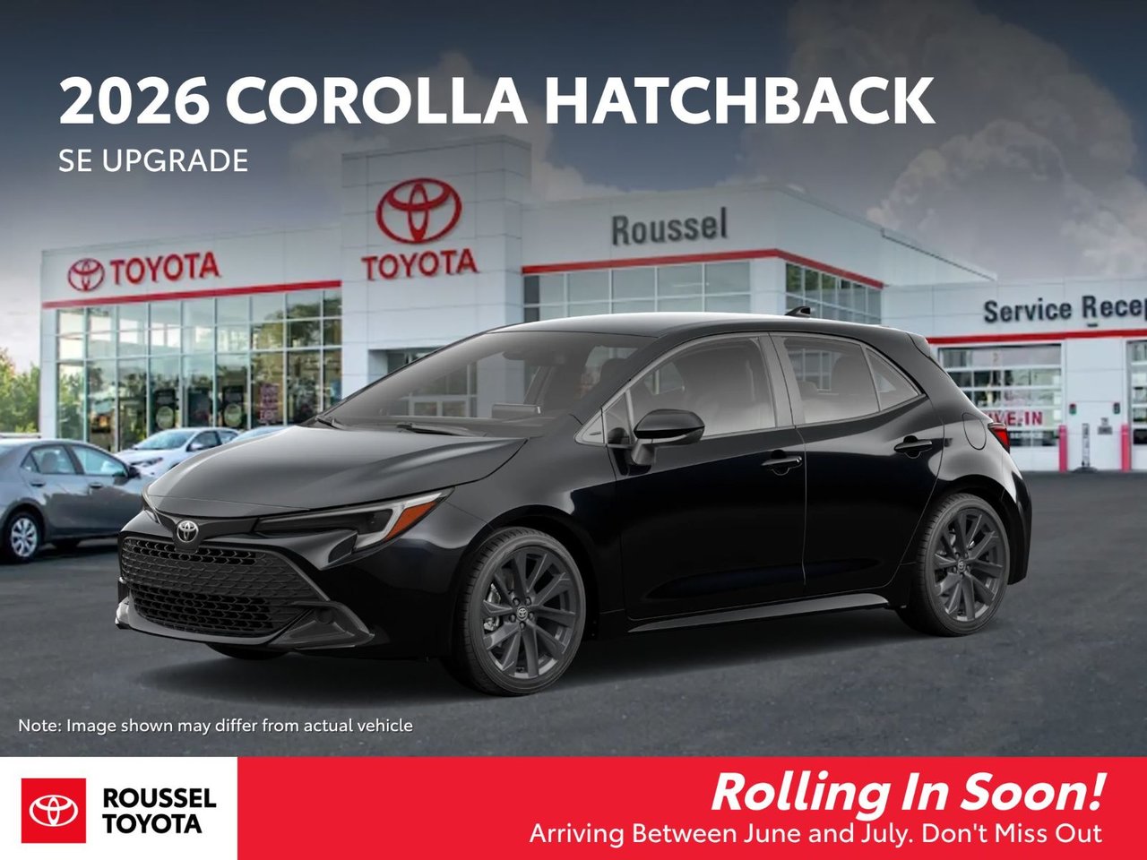 Midnight Black Metallic 2026 Toyota Corolla Hatchback Hatchback  Automatic