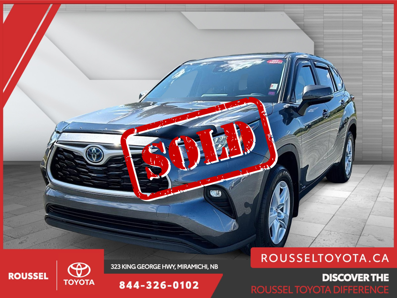 2024 Toyota Highlander Hybrid certifiés à vendre à Prince Edward Island