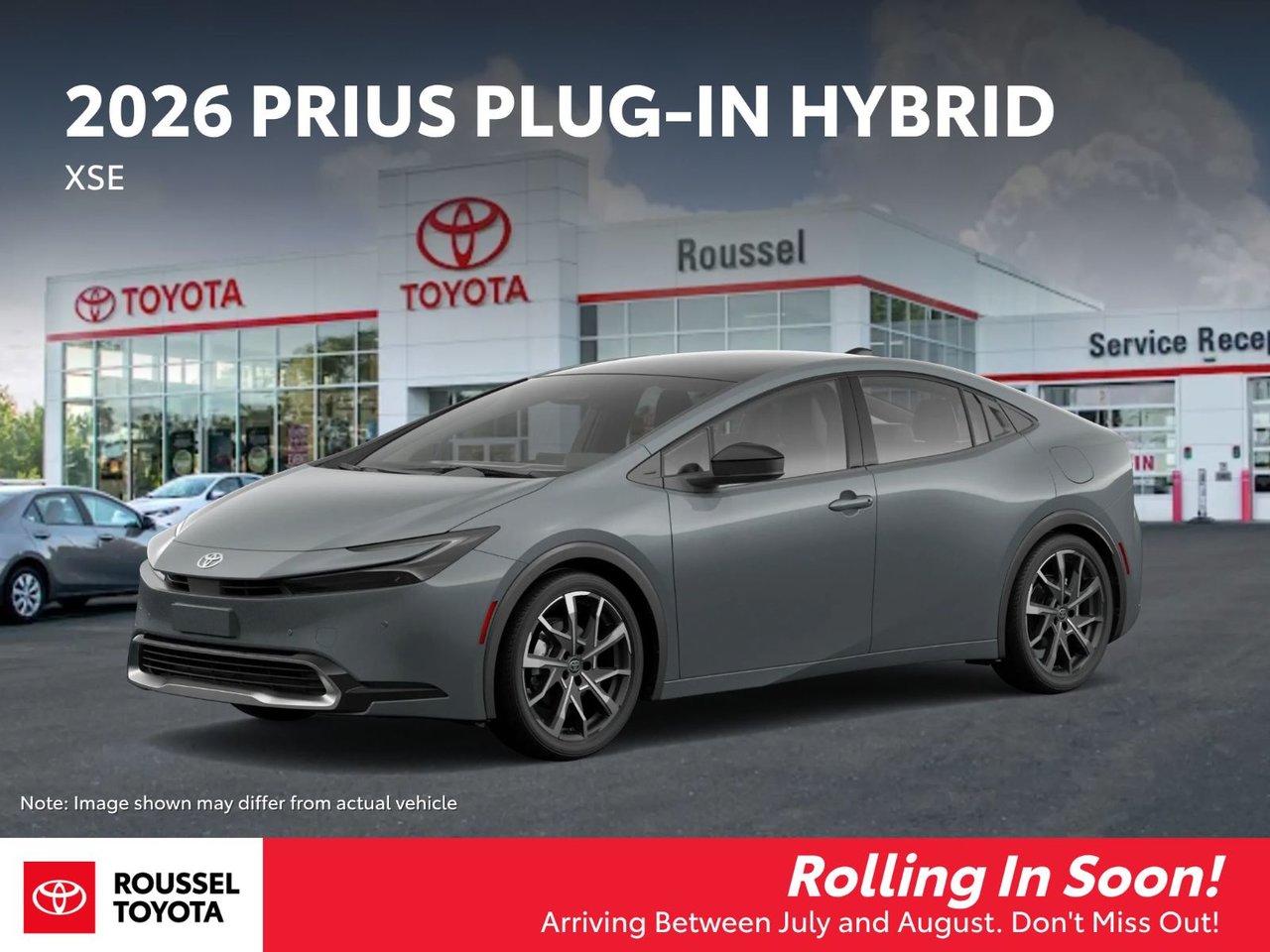 Guardian Gray 2027 Toyota Prius Plug-In Hybrid Hatchback Front-Wheel Drive Automatic
