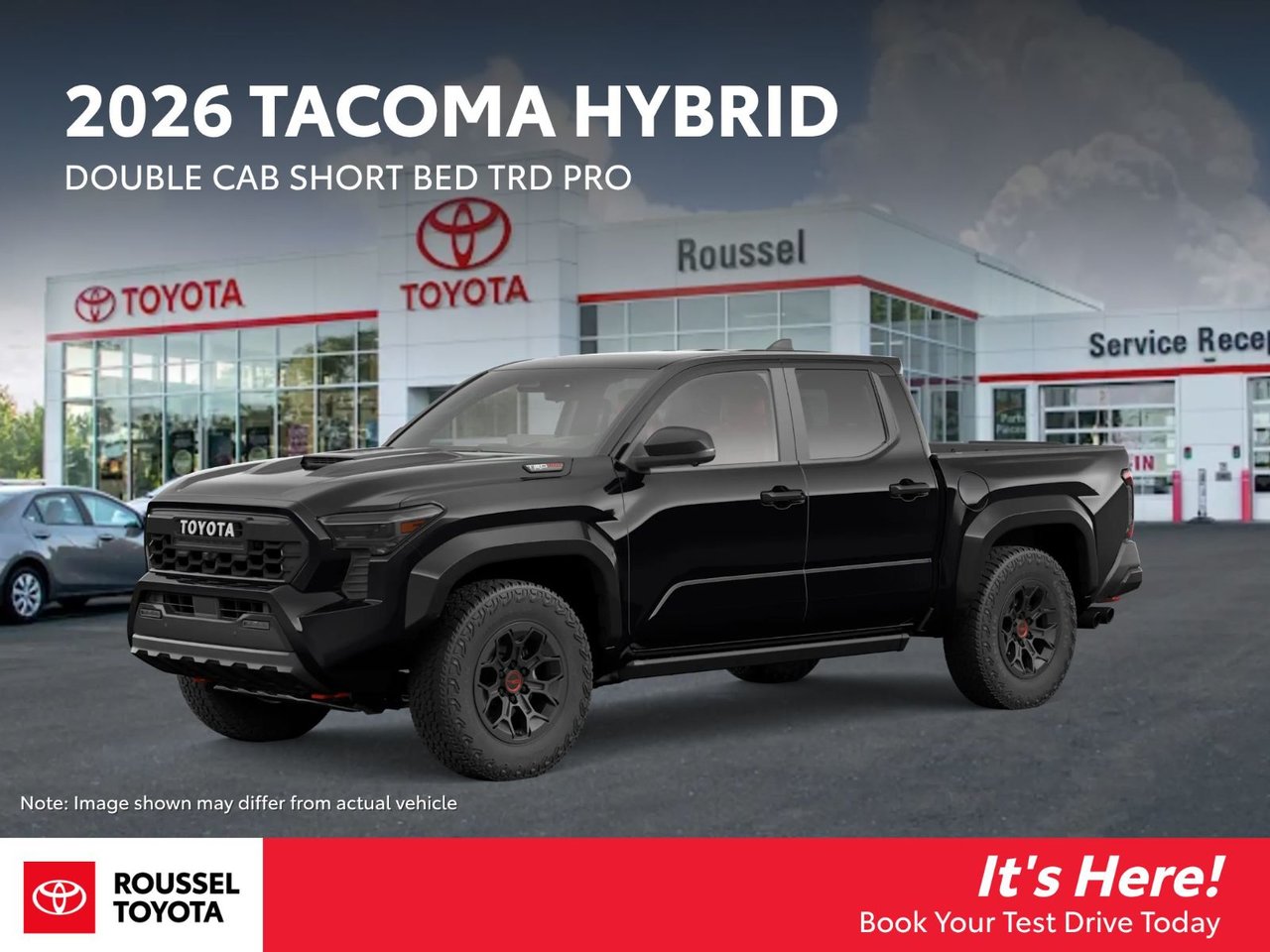 Black 2026 Toyota Tacoma Pickup Truck Automatic
