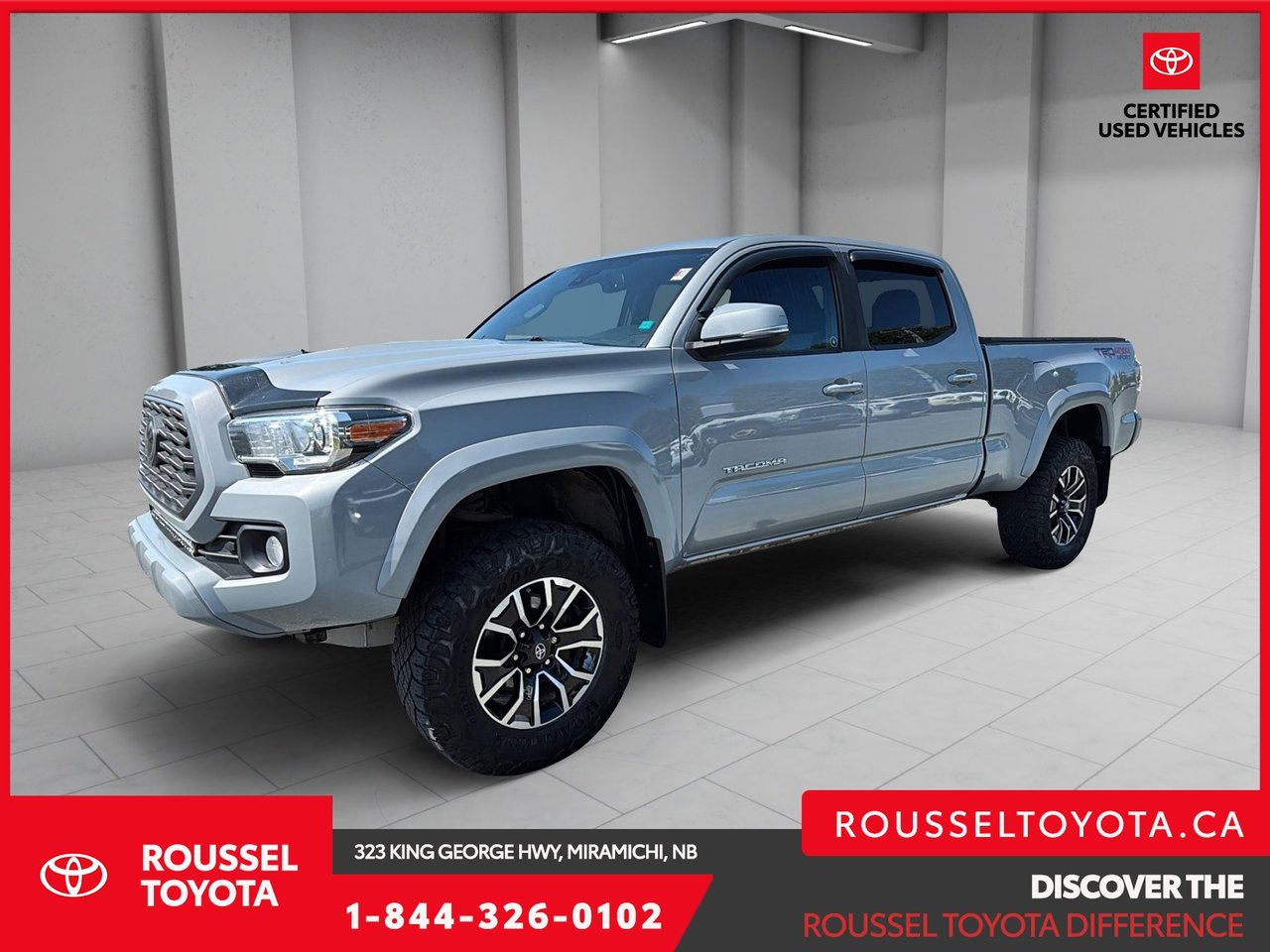 Gray (Magnetic Grey Metallic) 2020 Toyota Tacoma Pickup Truck Four-Wheel Drive