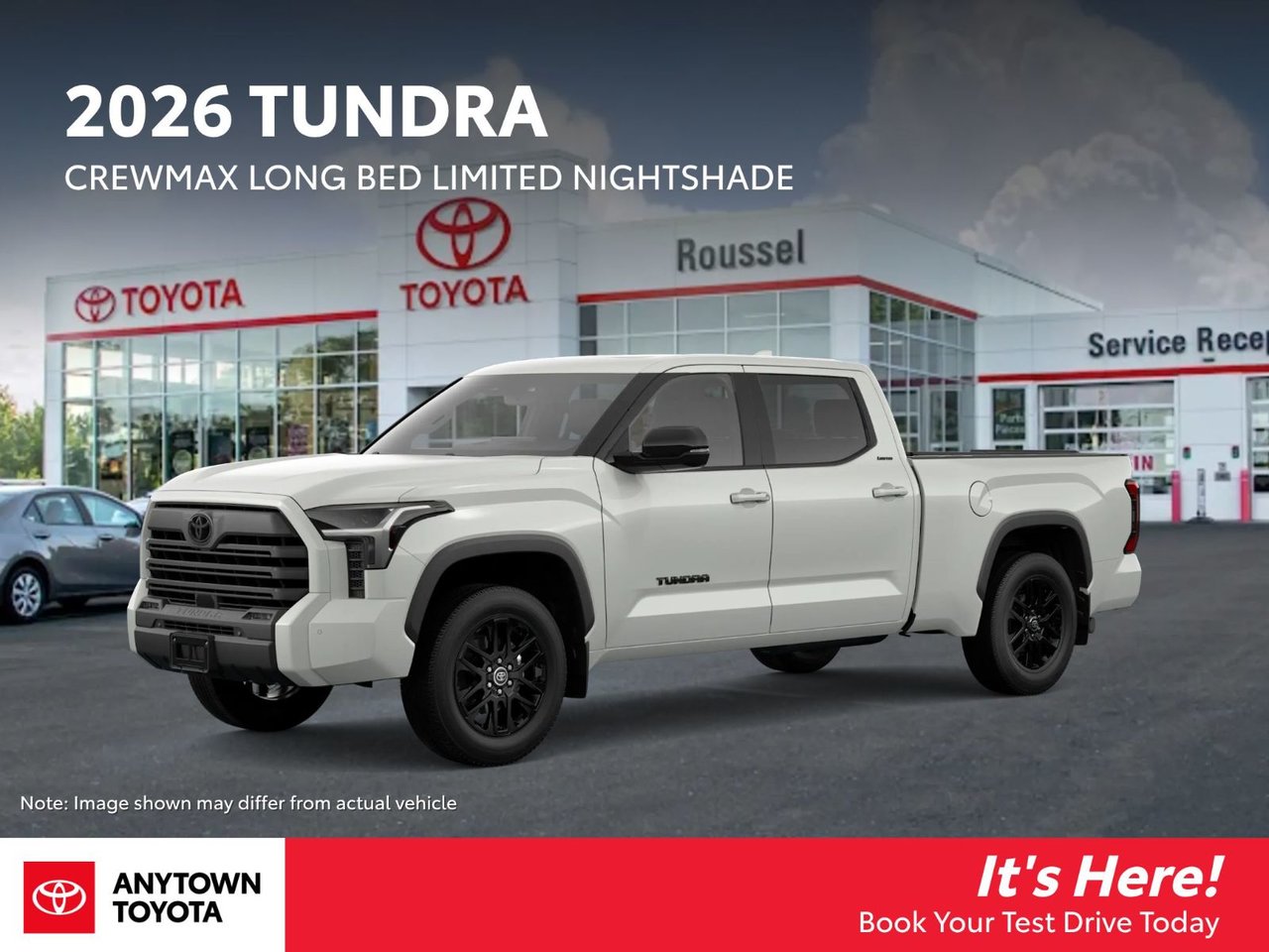 Celestial Silver Metallic 2026 Toyota Tundra Pickup Truck Automatic
