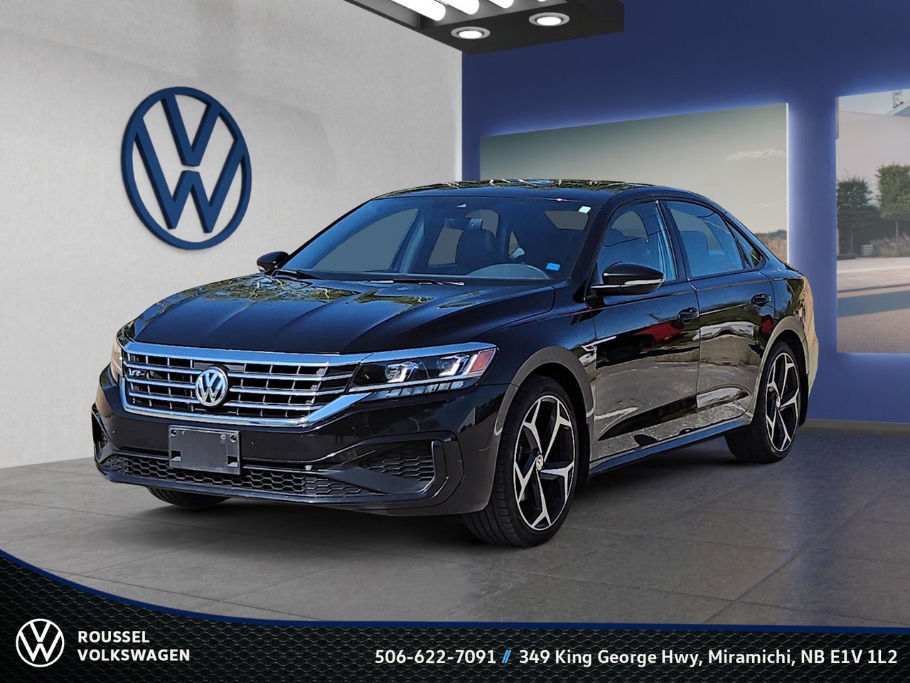 Deep Black Pearl 2021 Volkswagen Passat Sedan Automatic