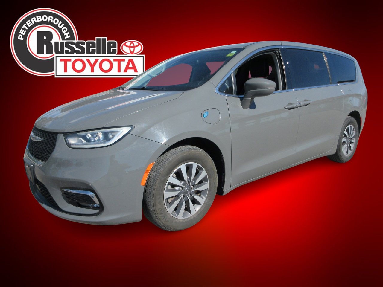 Gray 2022 Chrysler Pacifica Hybrid Minivan Front-Wheel Drive Continuously Variable Transmission