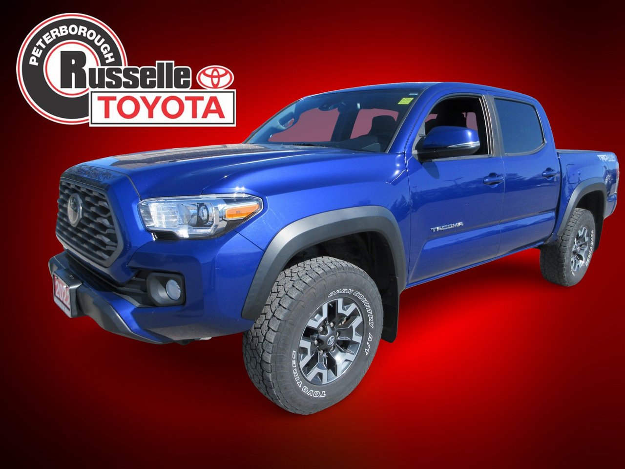 08W7 Blue Crush Metallic 2022 Toyota Tacoma Pickup Truck Four-Wheel Drive 6-Speed Automatic
