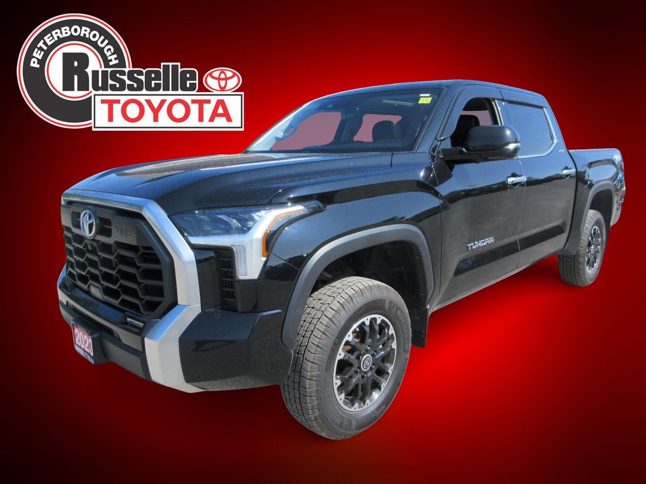 MIDNIGHT BLACK METALLIC 2023 Toyota Tundra Pickup Truck Four-Wheel Drive 6-Speed Automatic