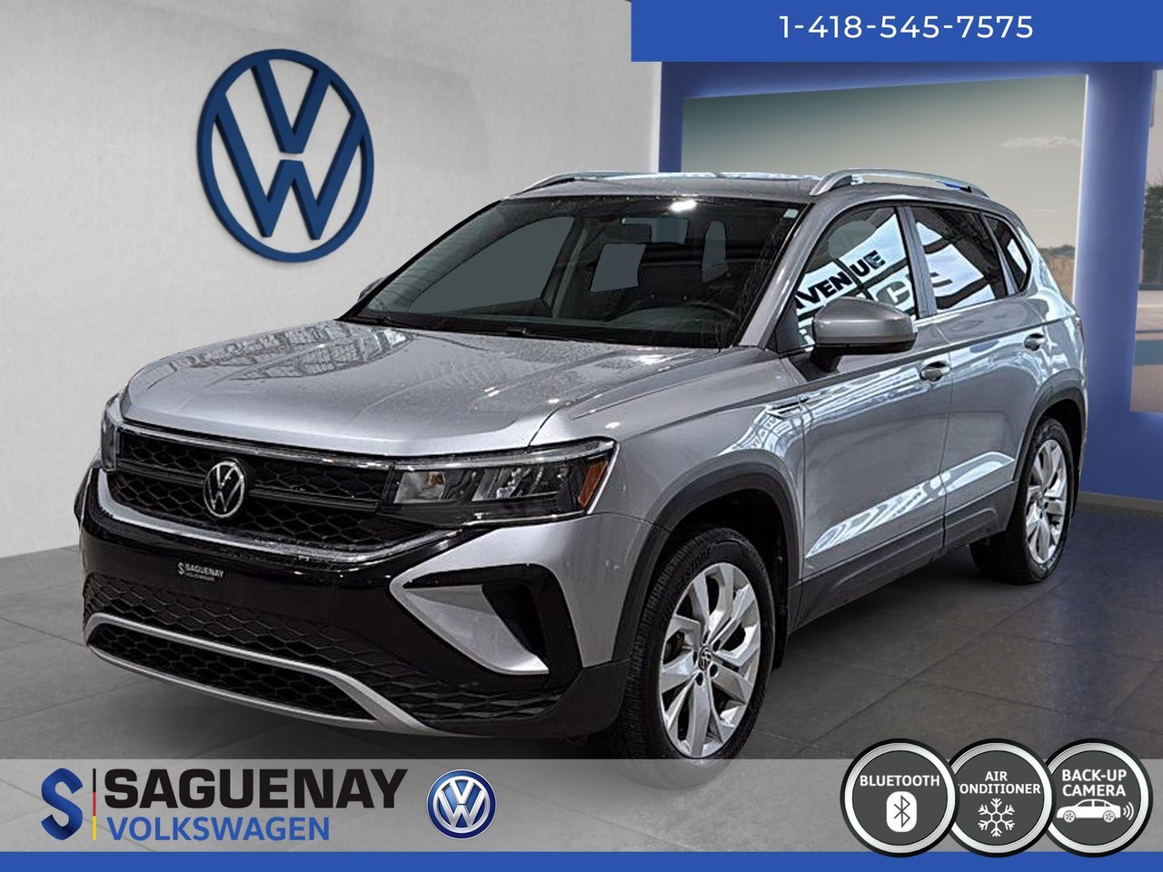 2022 Volkswagen Taos COMFORTLINE TOIT PANO (100$/Sem)*