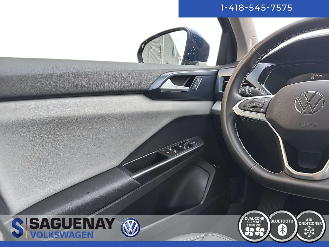 Volkswagen Taos COMFORTLINE + TOIT PANO 2023 107$ / Semaine + Taxes