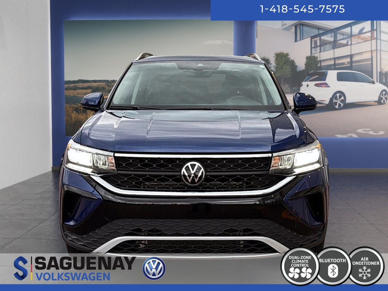 Volkswagen Taos COMFORTLINE + TOIT PANO 2023 107$ / Semaine + Taxes