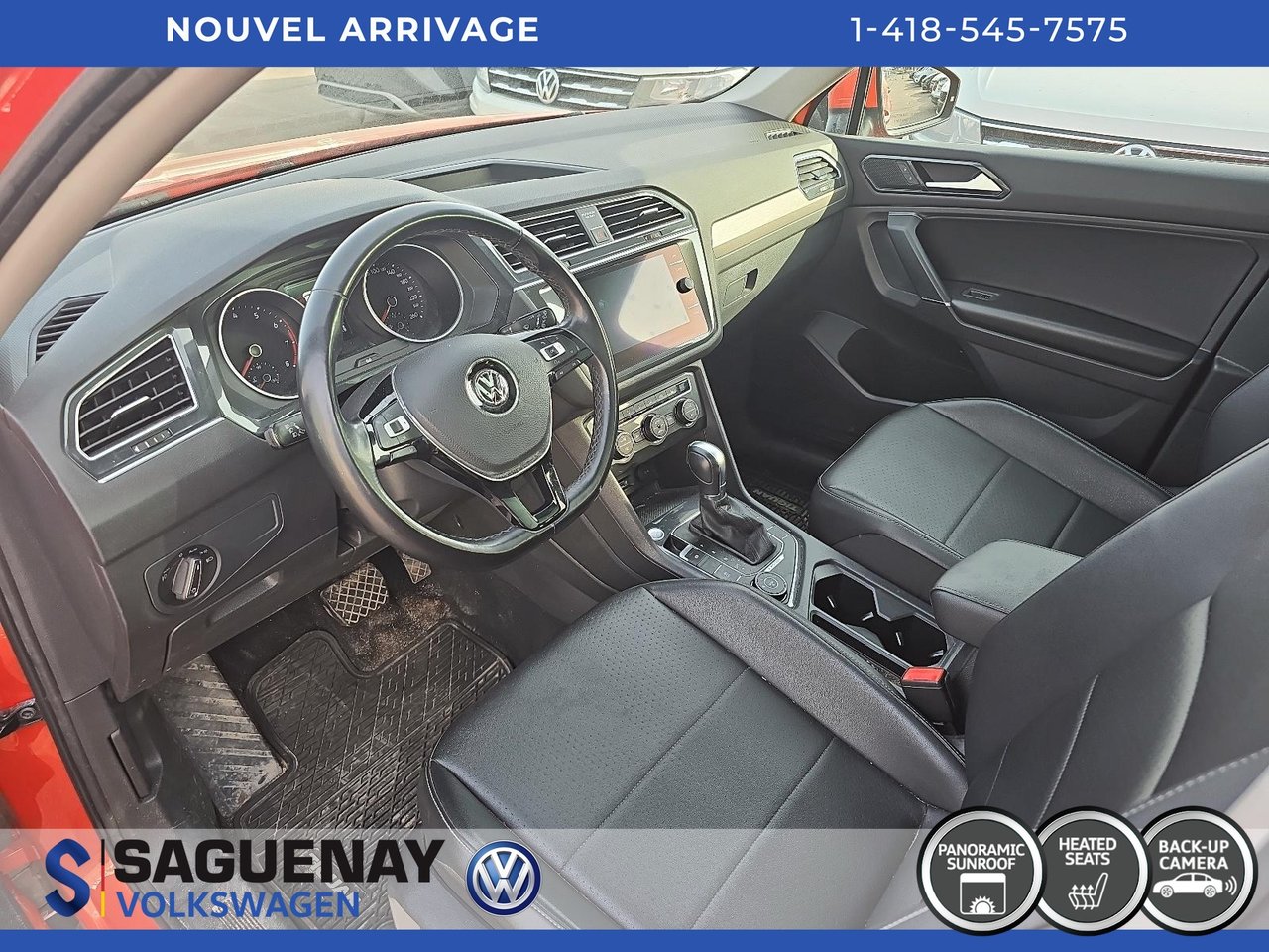 Volkswagen Tiguan COMFORTLINE TOIT PANO (83$/Sem)* 2018 STOCK : HS174A