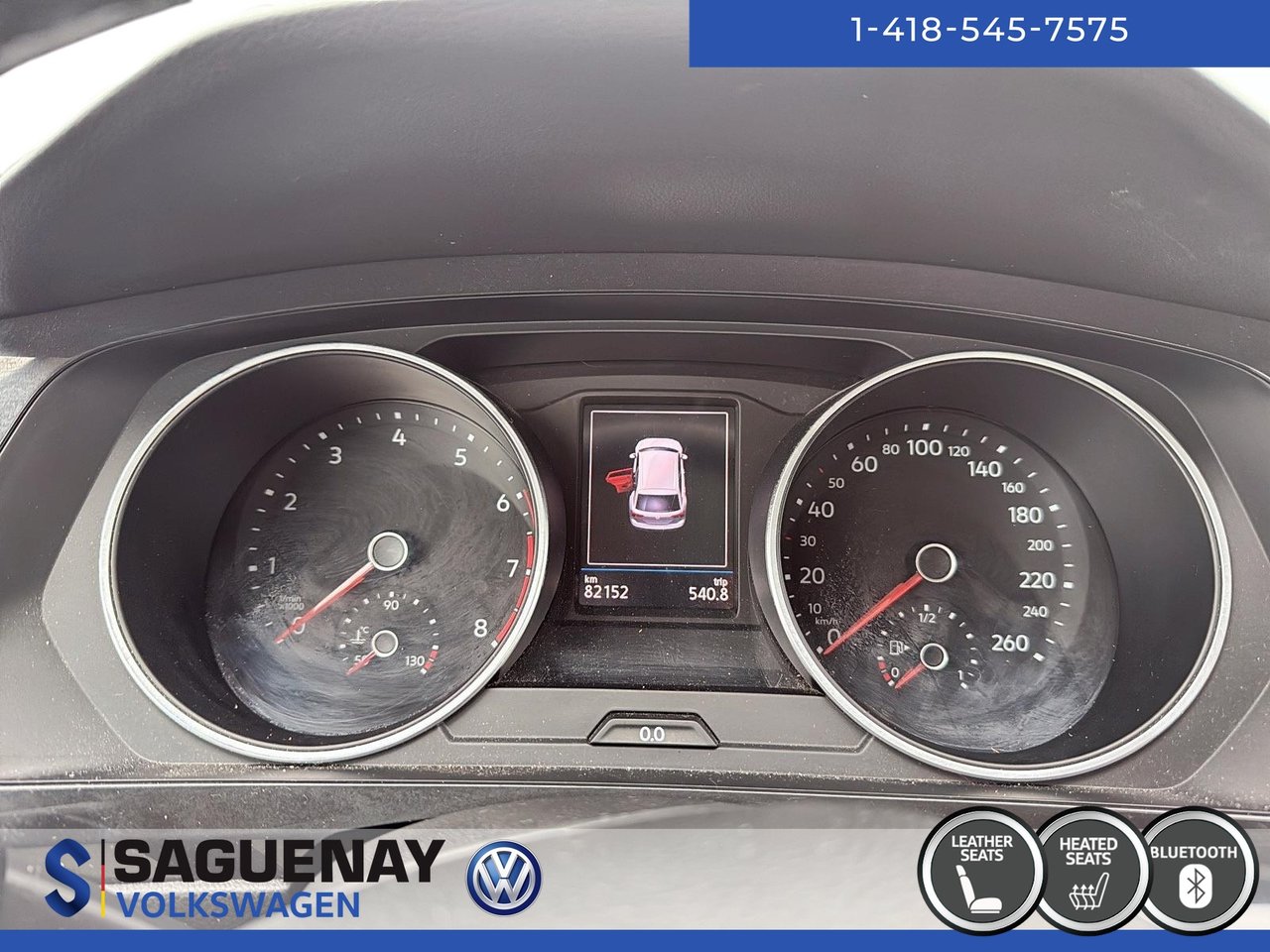 Volkswagen Tiguan COMFORTLINE TOIT PANO (74$/Sem)* 2019 STOCK : HS144B