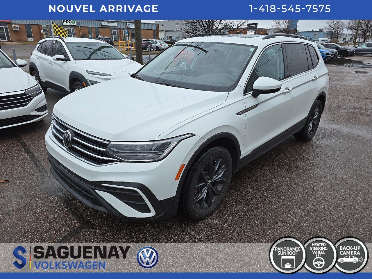 Volkswagen Tiguan COMFORTLINE TOIT PANO (112$/Sem)* 2022 STOCK : HS193A