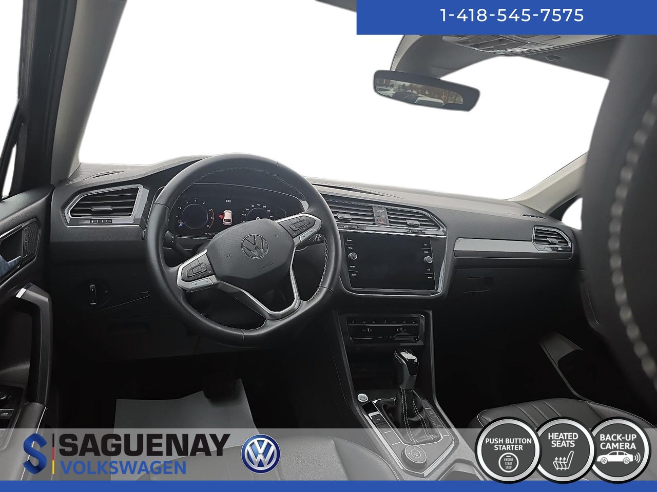 Volkswagen Tiguan COMFORTLINE TOIT PANO (117$/Sem)* 2023 STOCK : GS523A