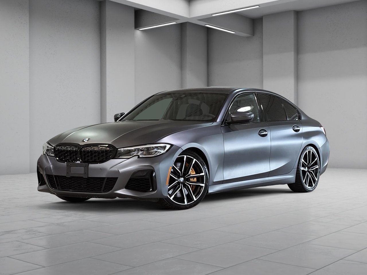 Gray (Mat Grey) 2020 BMW 3 Series Sedan All-Wheel Drive Automatic