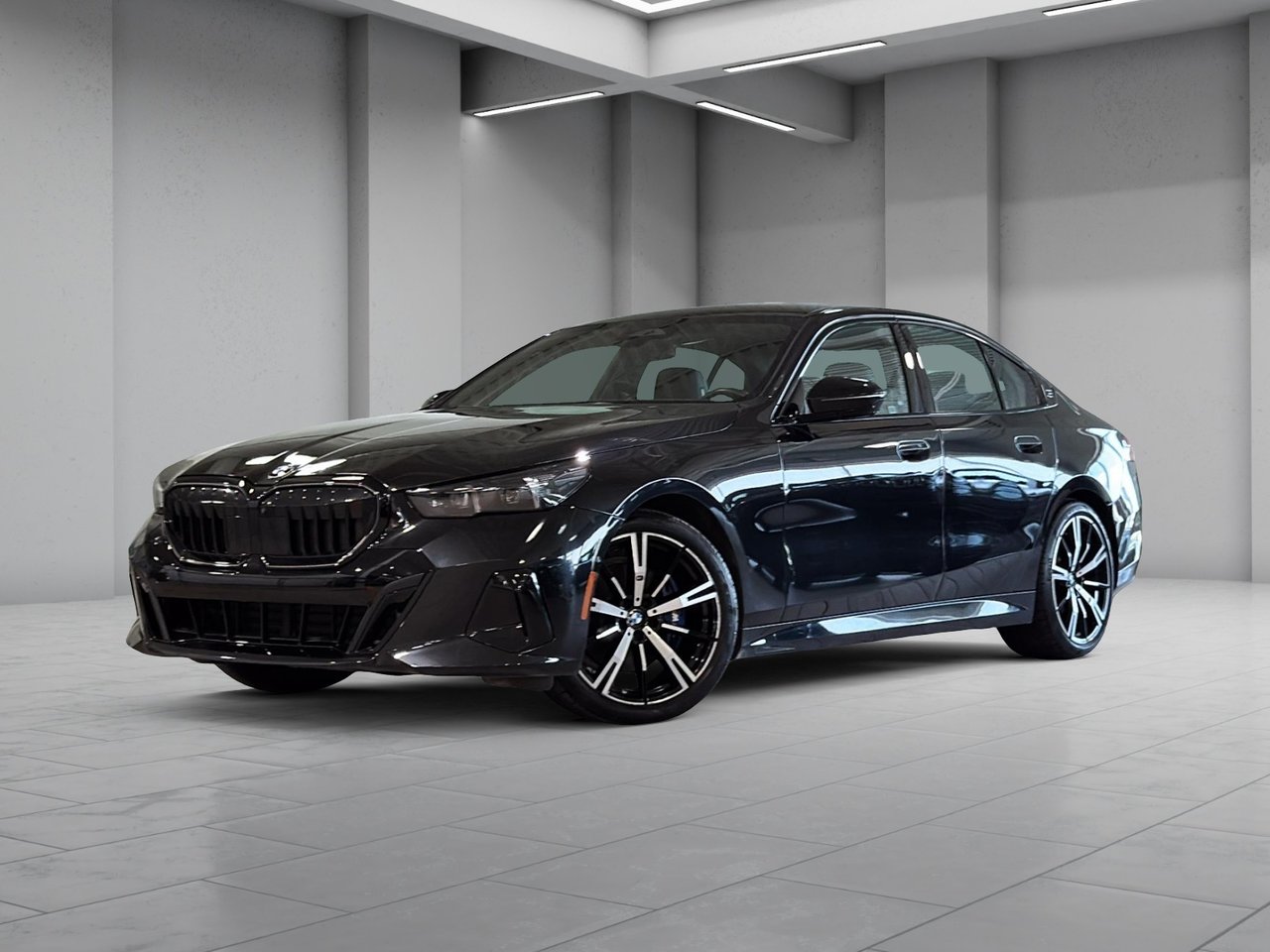 Black 2024 BMW 5 Series Sedan All-Wheel Drive Automatic