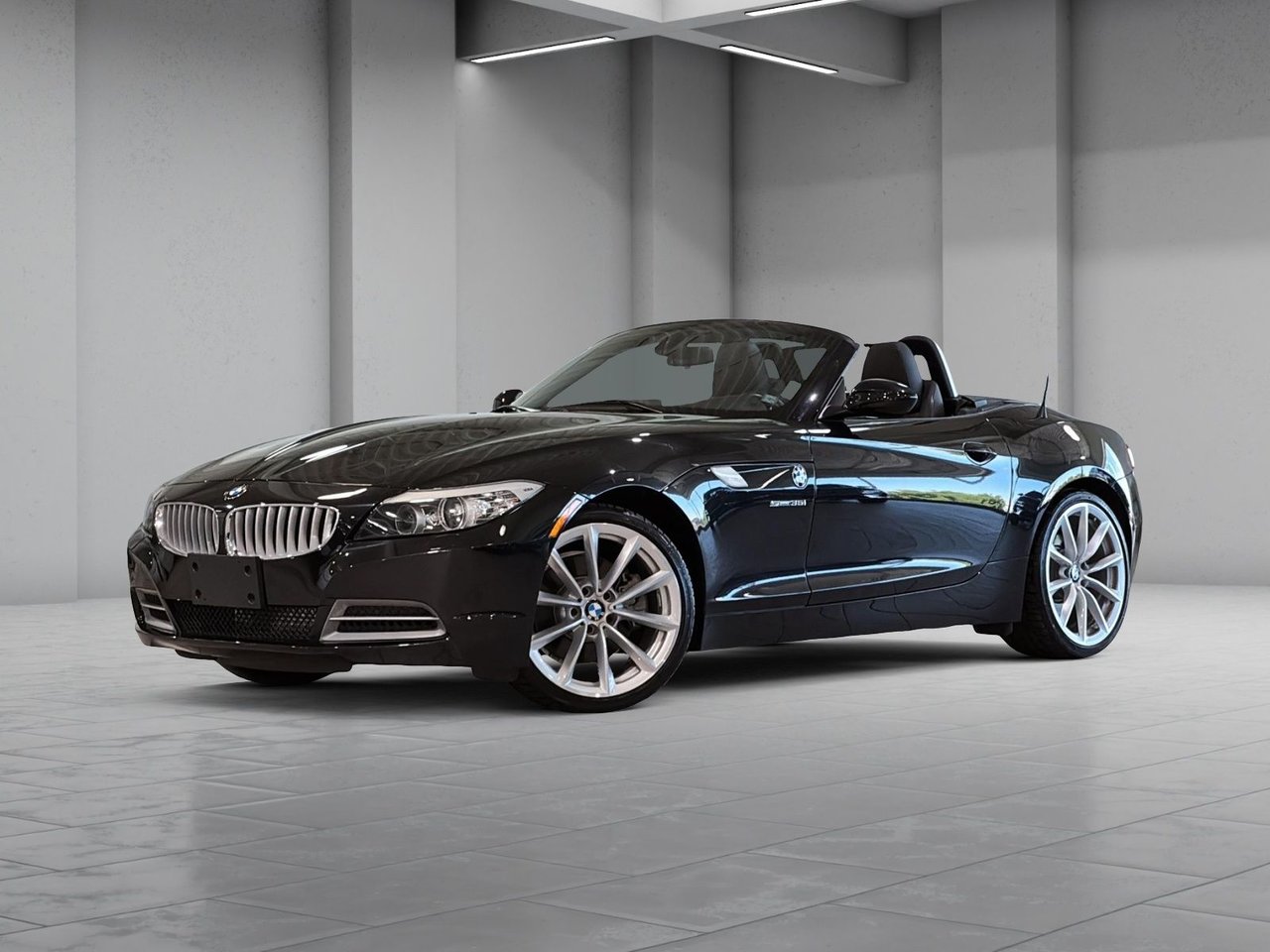Black 2013 BMW Z4 Convertible Rear-Wheel Drive Automatic