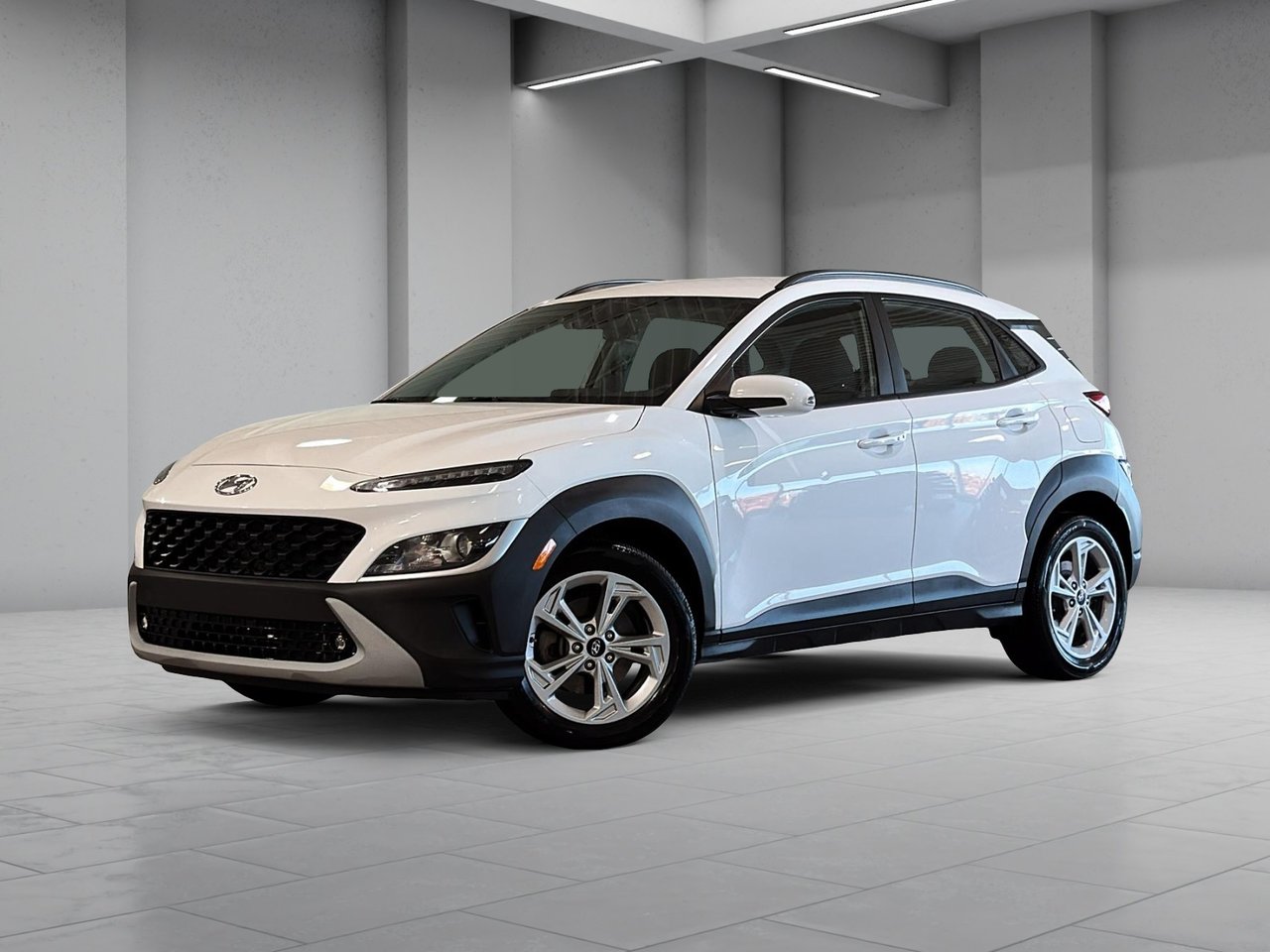 White 2022 Hyundai Kona SUV / Crossover Continuously Variable Transmission