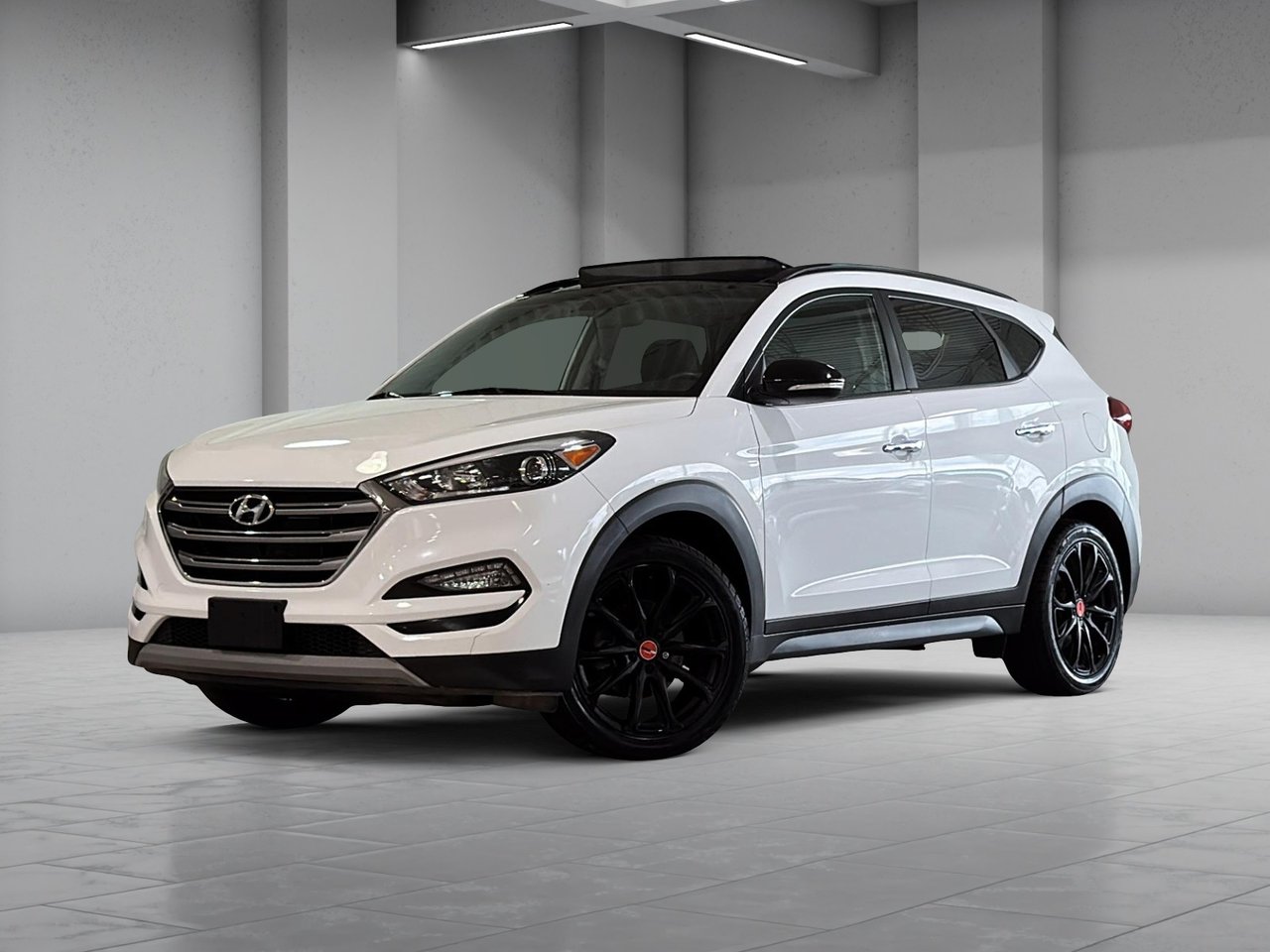 White 2018 Hyundai Tucson SUV / Crossover All-Wheel Drive Automatic