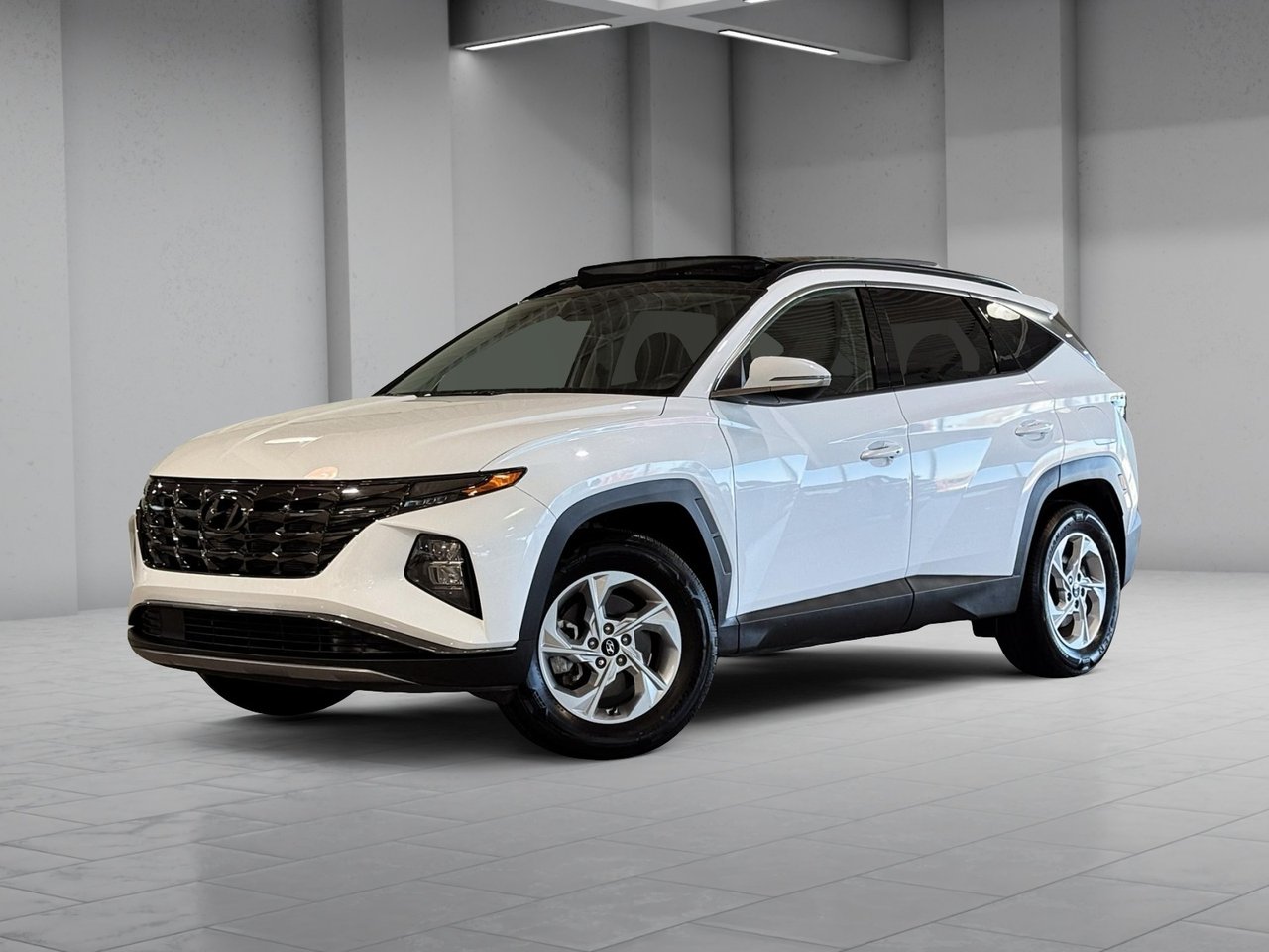 White 2022 Hyundai Tucson SUV / Crossover All-Wheel Drive Automatic