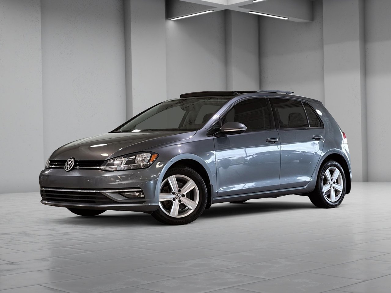 Gray 2019 Volkswagen Golf Hatchback Automatic