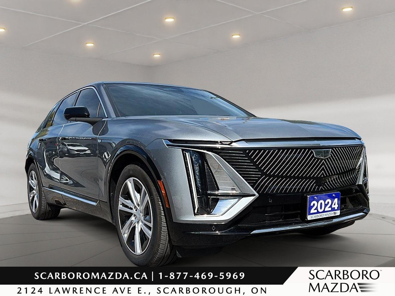 Silver 2024 Cadillac LYRIQ SUV / Crossover All-Wheel Drive Automatic