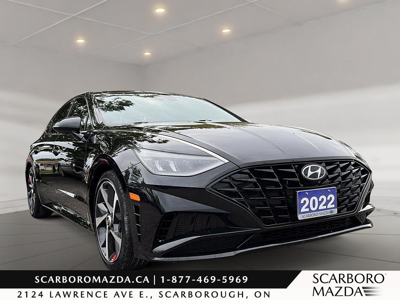 Black 2022 Hyundai Sonata Sedan Front-Wheel Drive Automatic