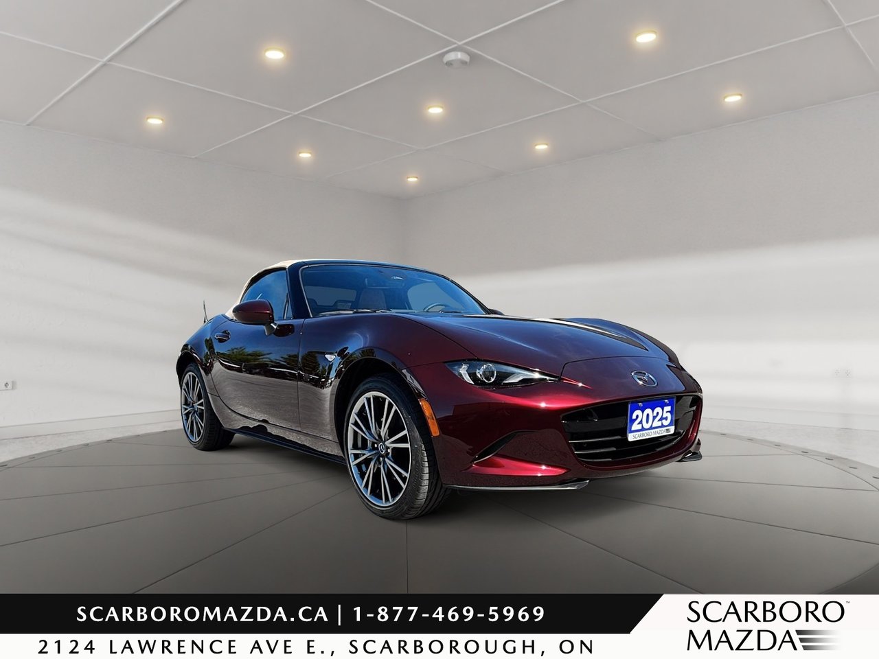 Artisan Red 2025 Mazda MX-5 Miata 35th Anniversary Edition RWD Convertible Rear-Wheel Drive Manual