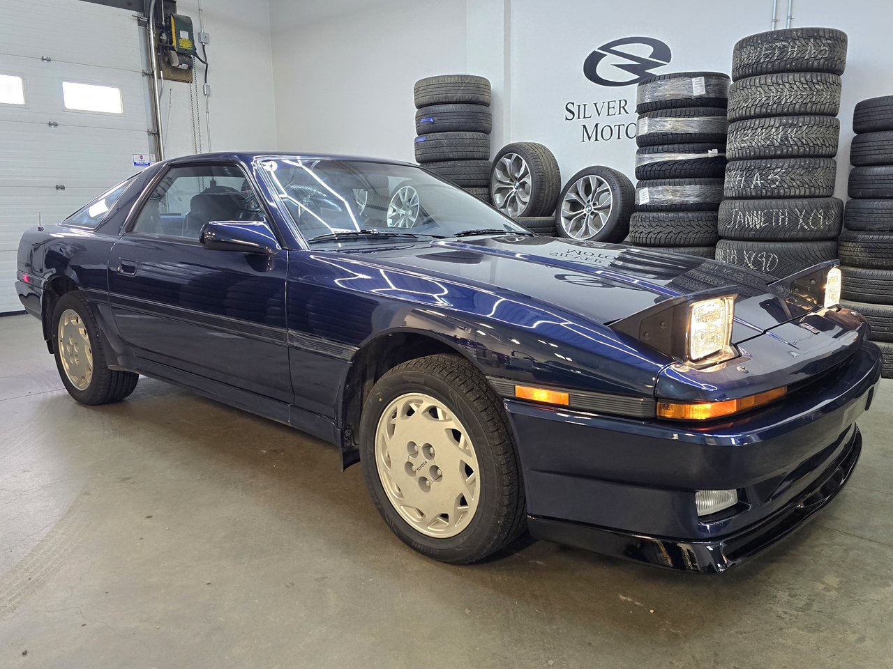 Blue 1989 Toyota Supra Hatchback Rear-Wheel Drive Manual