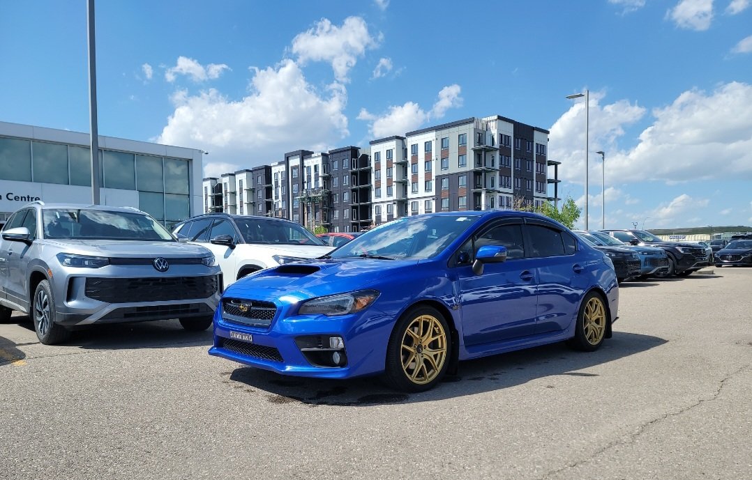 Blue 2016 Subaru WRX Sedan Manual