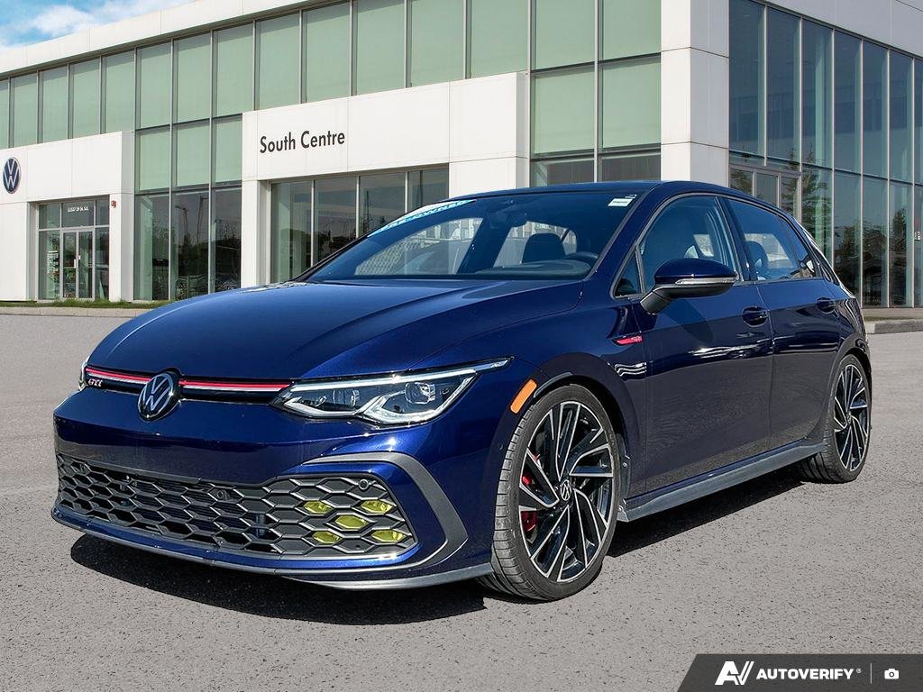 Atlantic Blue Metallic 2024 Volkswagen Golf GTI Hatchback Automatic