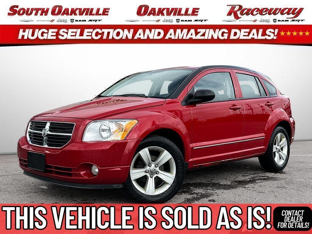 Red 2011 Dodge Caliber Hatchback Continuously Variable Transmission