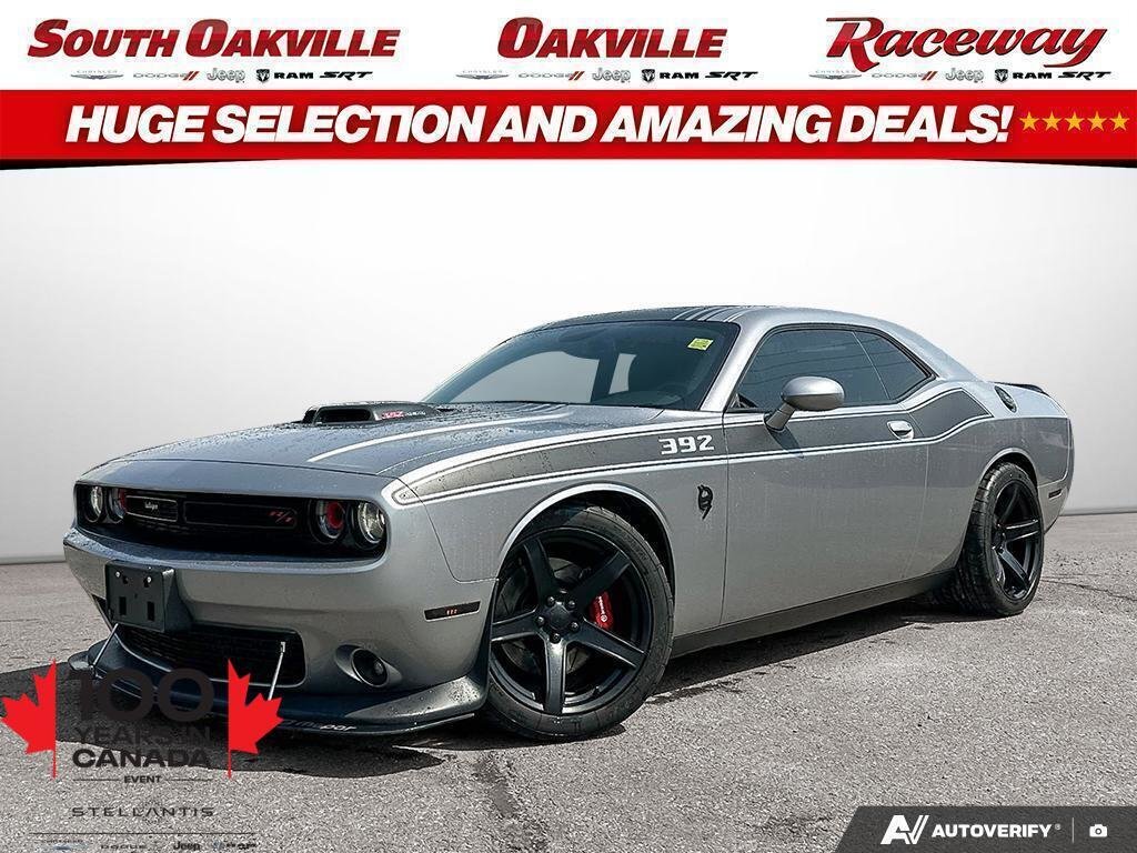 Silver 2017 Dodge Challenger Coupe Rear-Wheel Drive Automatic