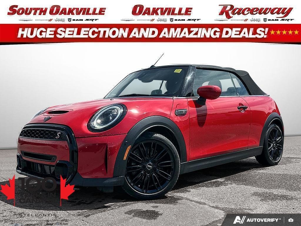 Red 2024 MINI Cooper Convertible Front-Wheel Drive Automatic