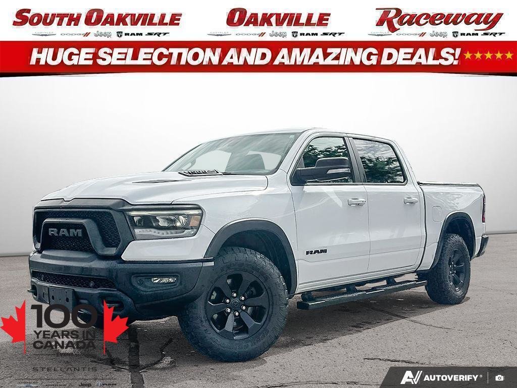 White 2021 RAM 1500 Pickup Truck Four-Wheel Drive Automatic