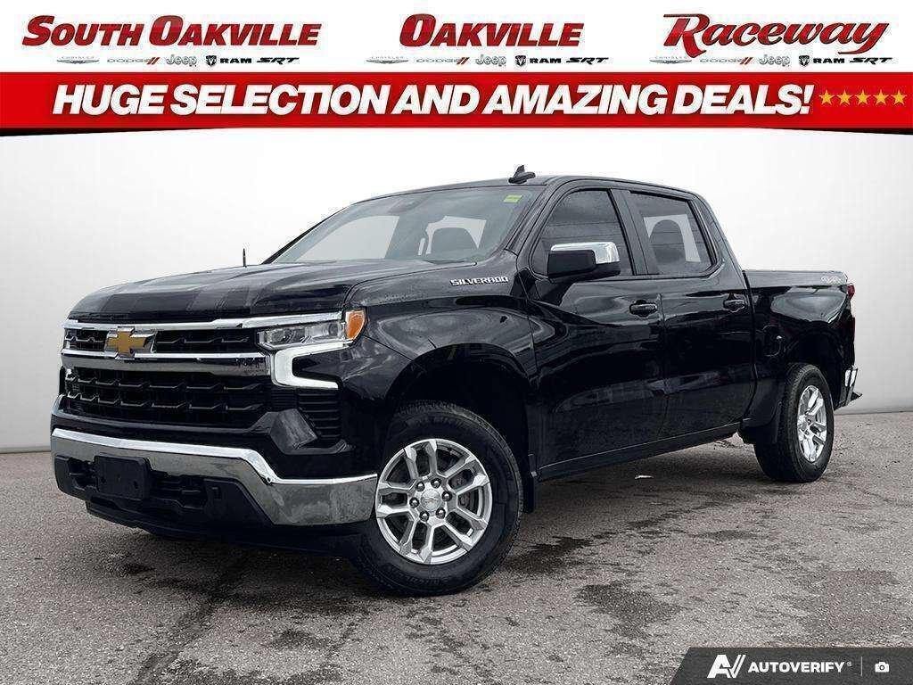 Black 2023 Chevrolet Silverado 1500 Pickup Truck Four-Wheel Drive Automatic