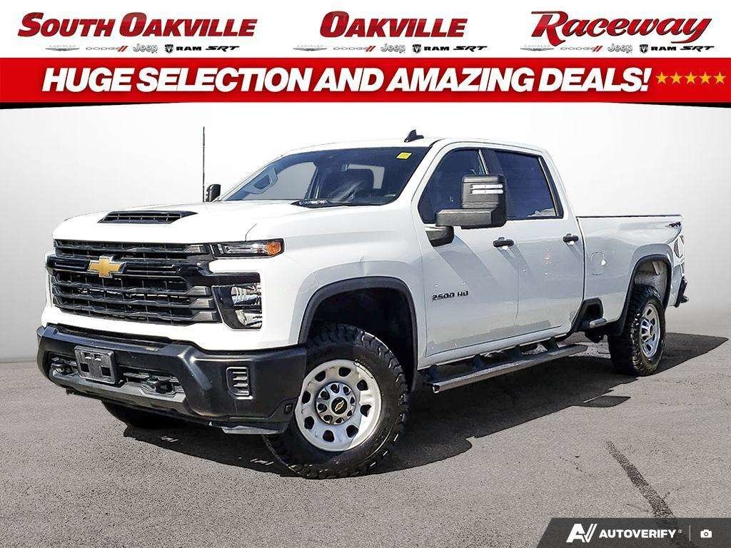 White 2024 Chevrolet Silverado 2500HD Pickup Truck Four-Wheel Drive Automatic